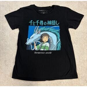 Bioworld Studio Ghibli Spirited Away Haku Chihiro Graphic T-Shirt Size XS